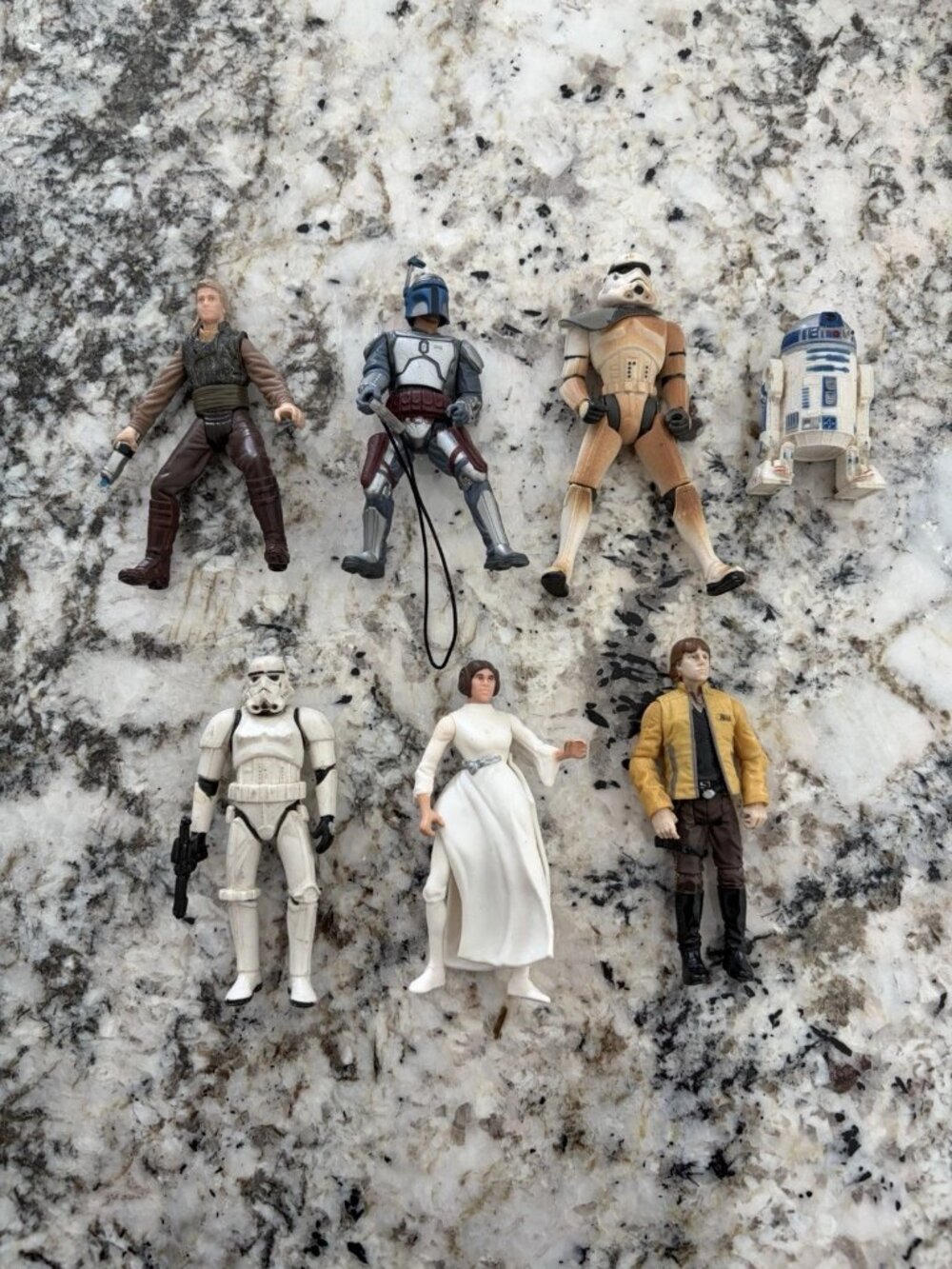 Vintage Star Wars Figures Lot 90s-2000s
